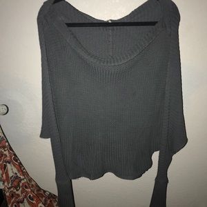 free people off the shoulder thermal